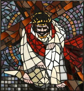 3 Jesus Falls Mosaic Hilary Moralee